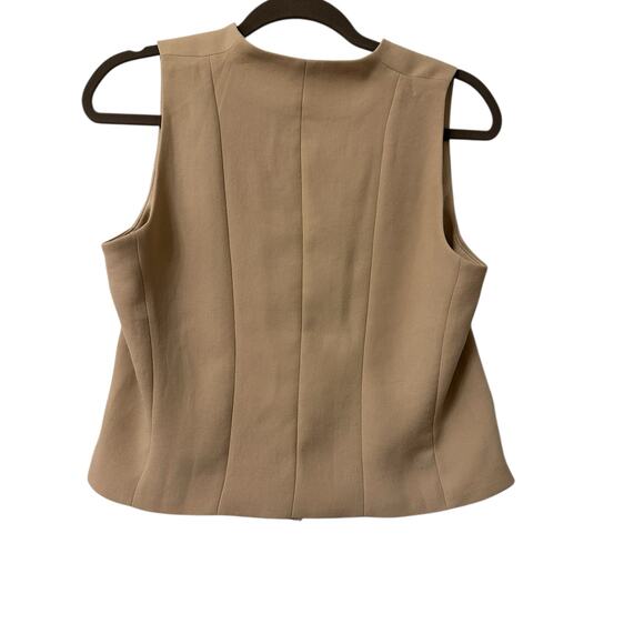 Spanx Women's Care Free Crepe Vest Top HT3 Tahini Size: S - Picture 3 of 5